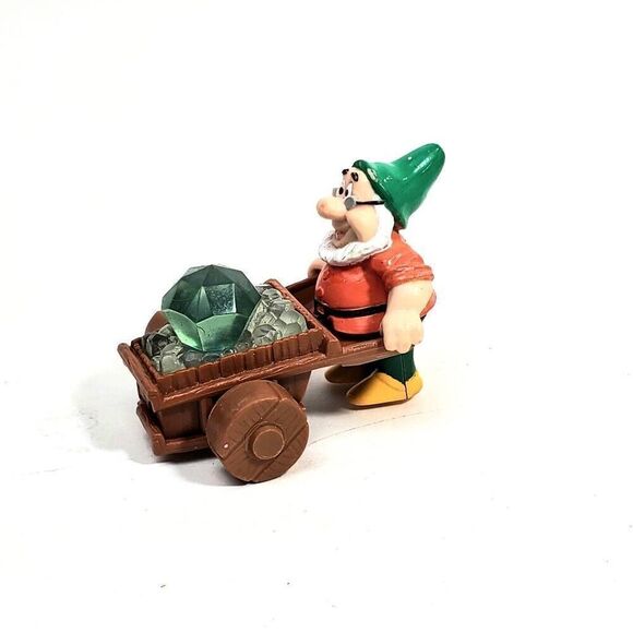 1993 Doc Dwarf's Diamond Cart Snow White and the Seven Dwarfs McDonald's Happy M - Picture 1 of 5